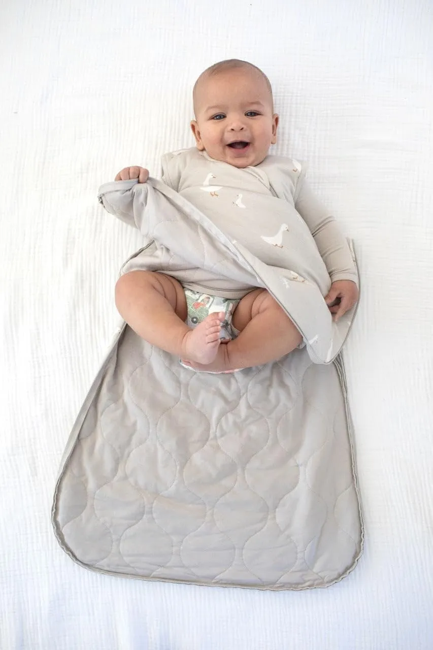 GUNAMUNA günamüna Unisex Baby, Toddler Wearable Blanket, Sleeping Bag Bamboo Rayon, Sleep Sack with Diaper Zipper, 1.0 TOG