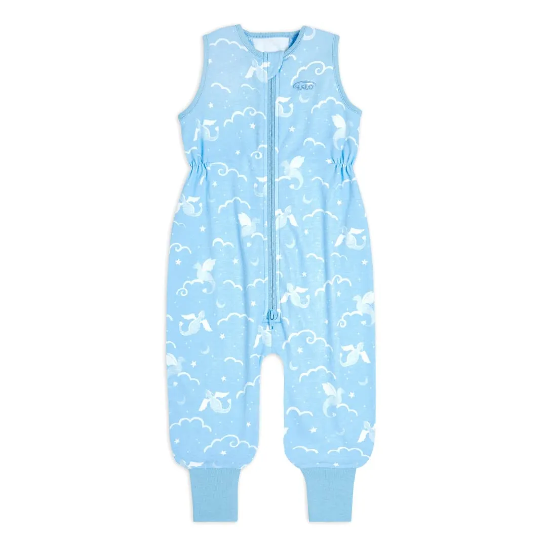 HALO Sleepsack Toddler Sleeping Bag, 100% Cotton Wearable Blanket, TOG 0.5, Dragons, 12-24M