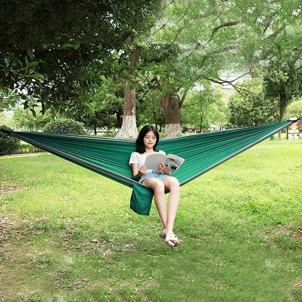 Hammock Camping Hammock Camping Hammock Portable Parachute Fabric Garden Outdoor Leisure Sleeping Swing Travel Hanging Bed Hammocks for Outside (Color : G)