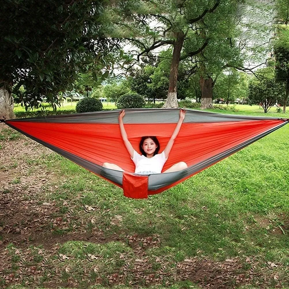 Hammock Camping Hammock Camping Hammock Portable Parachute Fabric Garden Outdoor Leisure Sleeping Swing Travel Hanging Bed Hammocks for Outside (Color : G)