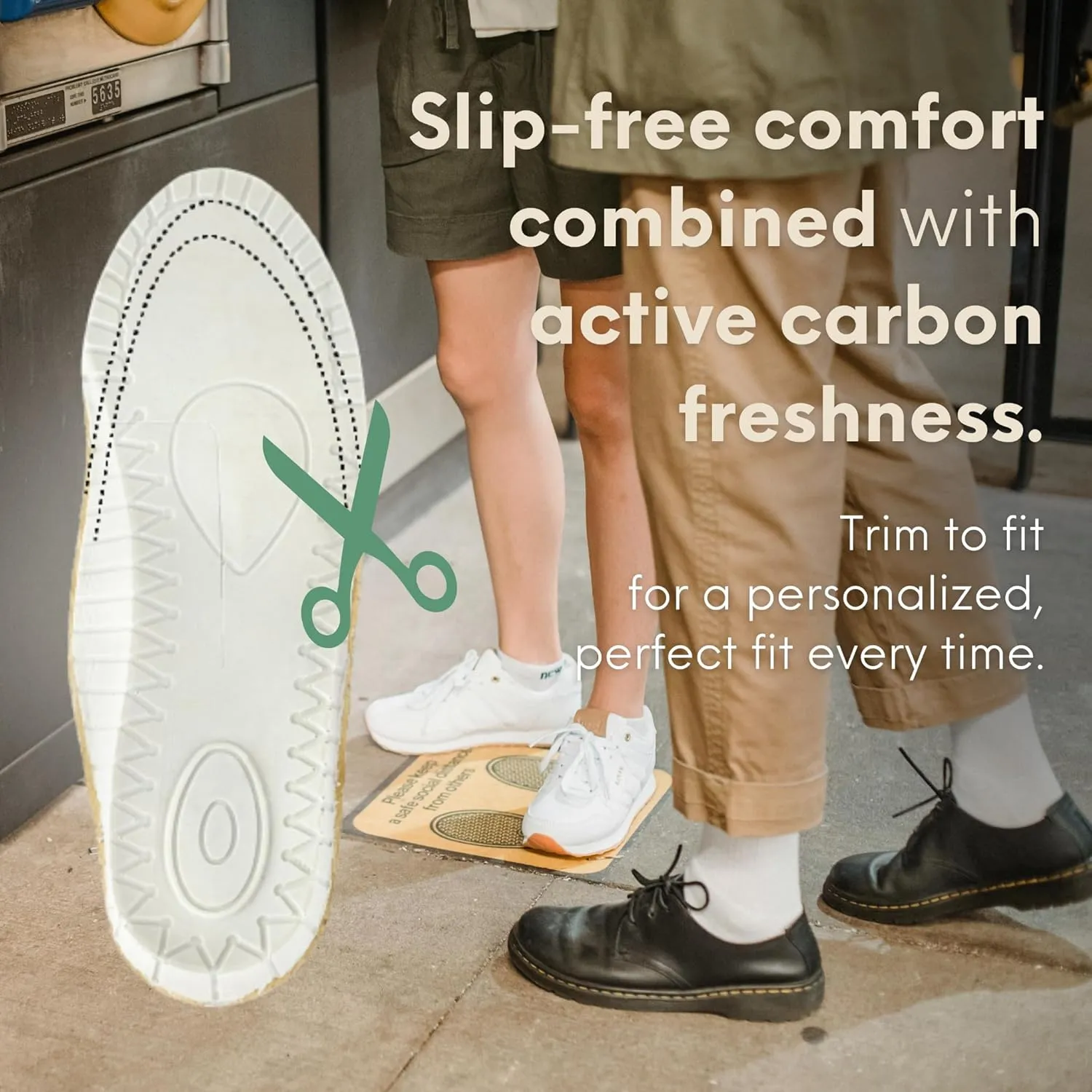 HANDARTE Leather Orthopedic Insoles | Padded Comfort Shoe Inserts for Men | 100% Natural Goatskin - ChromeFree, Anti Sweat & Anti-Odor - Suitable for No-Socks (US M10 | EU44)