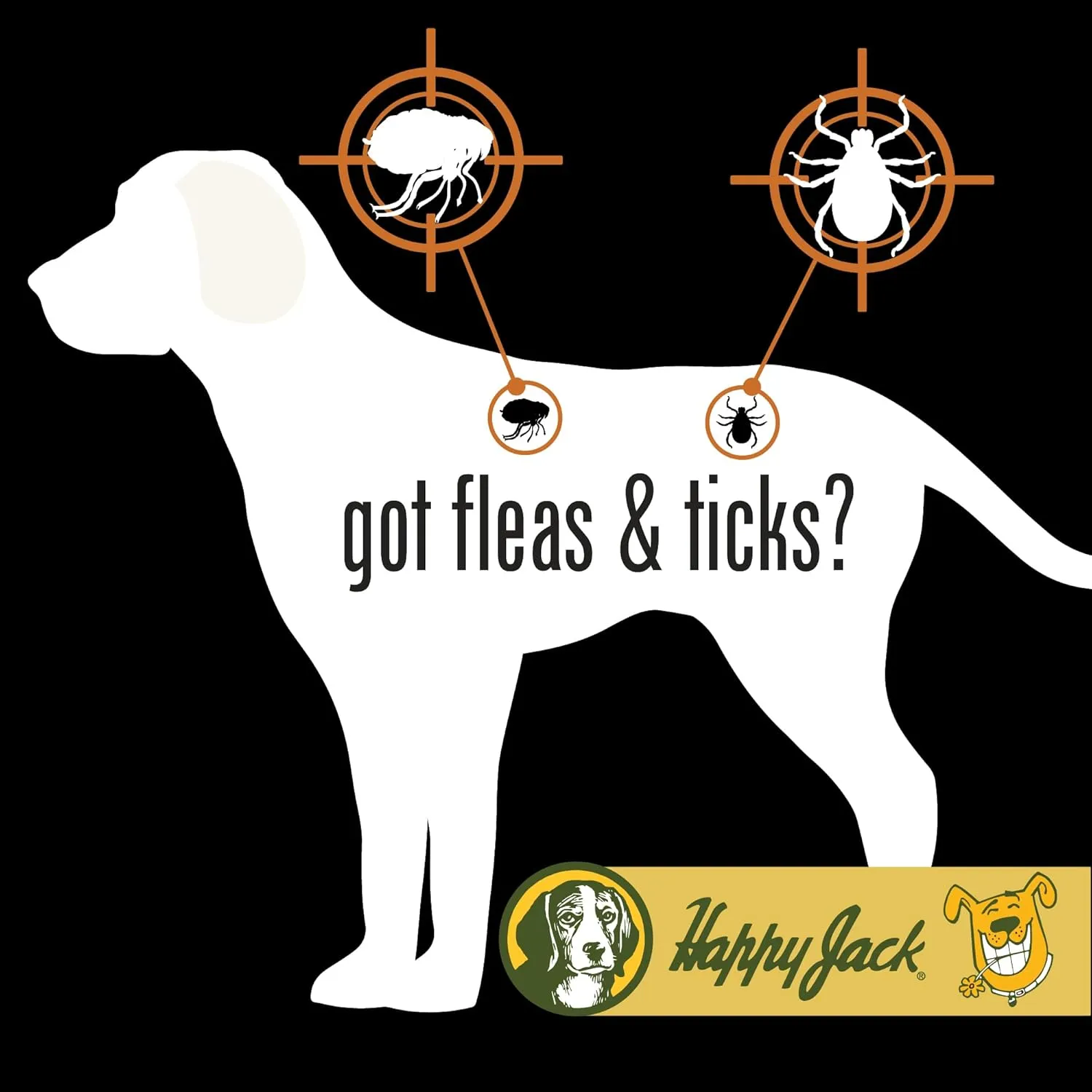 Happy Jack Flea and Tick Powder for Dogs & Puppies, Flea Powder for Carpets, Treatment & Control, Kills Pests, Ticks & Lice, Odorless & Non-Staining, Dust on Sleeping Quarters & Furniture (5 oz)
