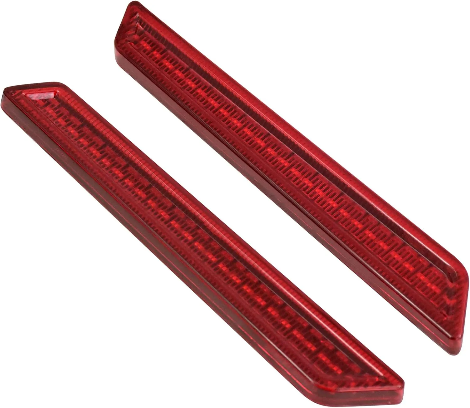 HDBUBALUS Saddlebag Latch Lights Cover Turn Signal Brake Light Fit for Harley Touring Street Glide Electra Glide Road Glide Road King Ultra Limited 2014-2023 Red