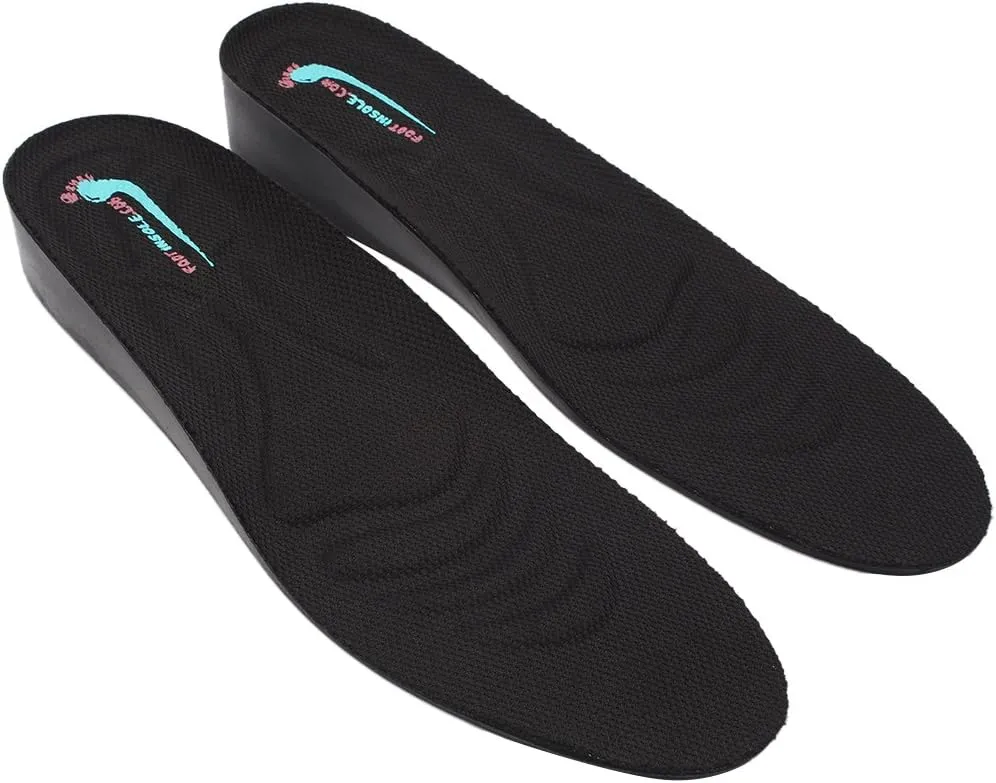 Height Increase Insole, Shoe Lift for Men Elevated Cushioned Inserts and Arch Support Comfort Insoles to Make You Taller