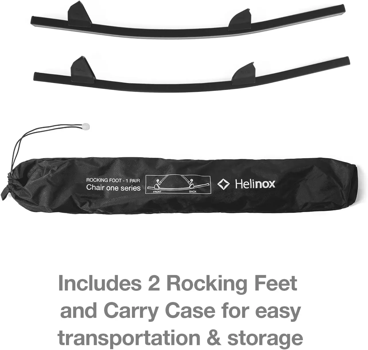Helinox Camp Chair Rocking Accessory Runners (Set of 2), Chair One Original