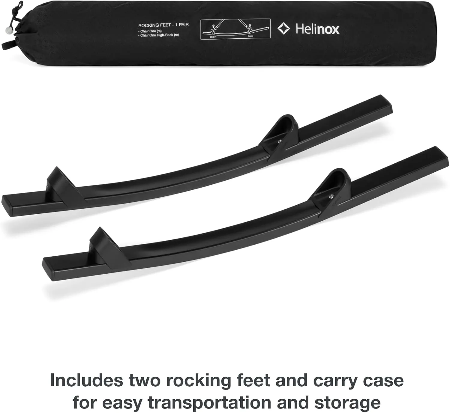 Helinox Camp Chair Rocking Accessory Runners (Set of 2), Chair One (re)