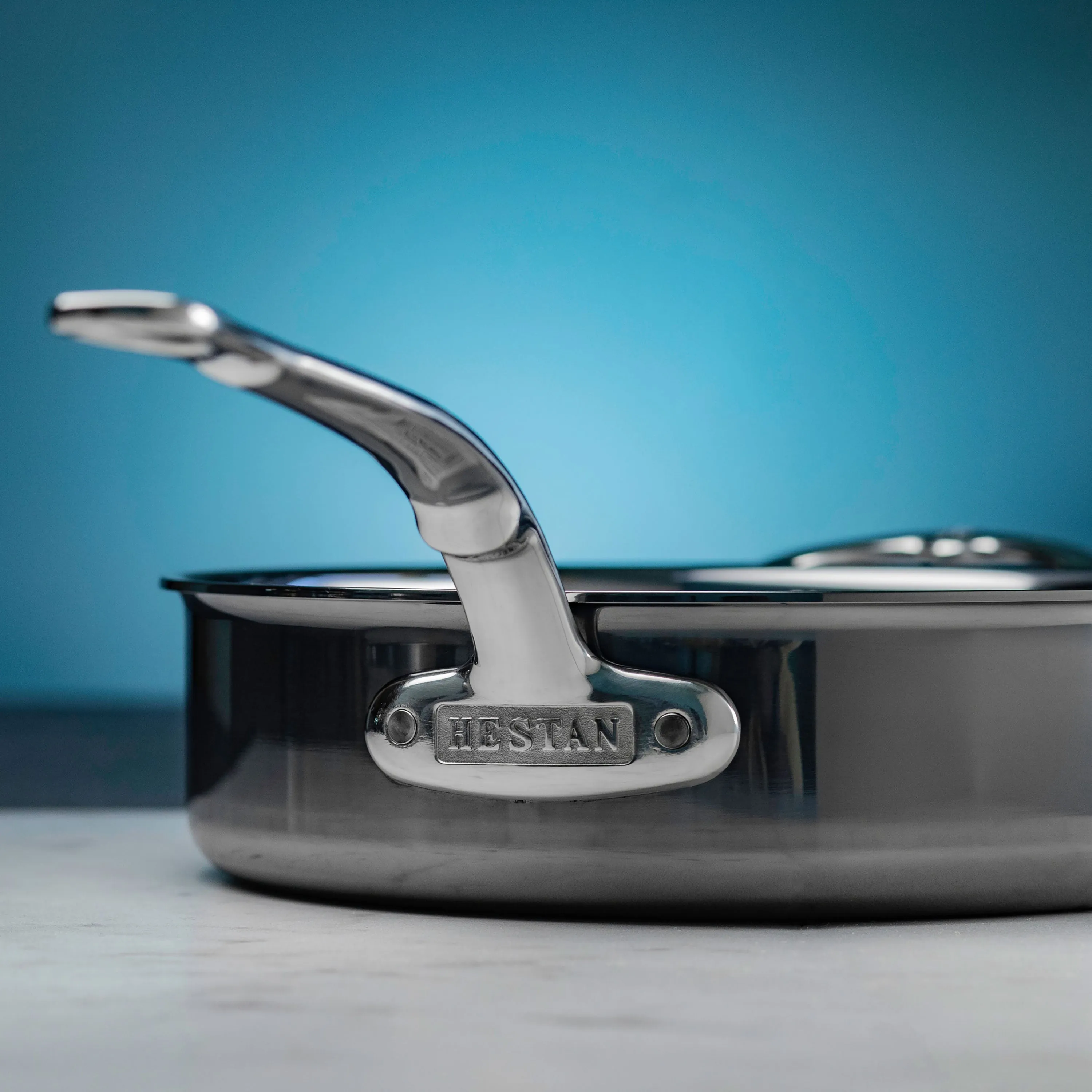 Hestan NanoBond 5-quart Titanium Stainless Steel Saute Pan