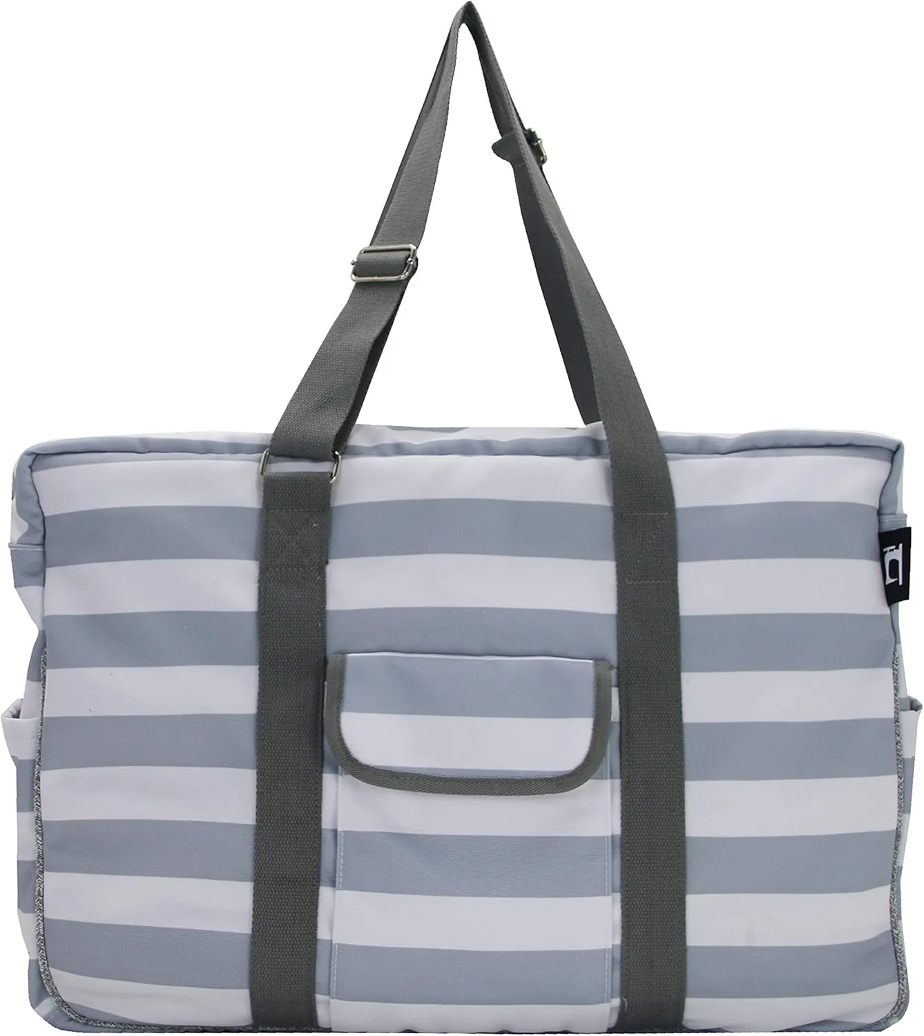 Hibala Canvas Waterproof Beach Bag,Gym/Travel/Pool Bag,Tote For Women&Men,with Adjustable Handle