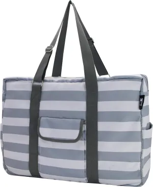 Hibala Canvas Waterproof Beach Bag,Gym/Travel/Pool Bag,Tote For Women&Men,with Adjustable Handle