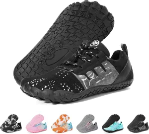 Hike Barefoot Shoes Womens Mens Footwear, Pro Water Shoe Women Men Barefoot Hiking Beach Grounding Shoes for Travel, Wide Toe Box Zero Drop Non-Slip Breathable Lightweight