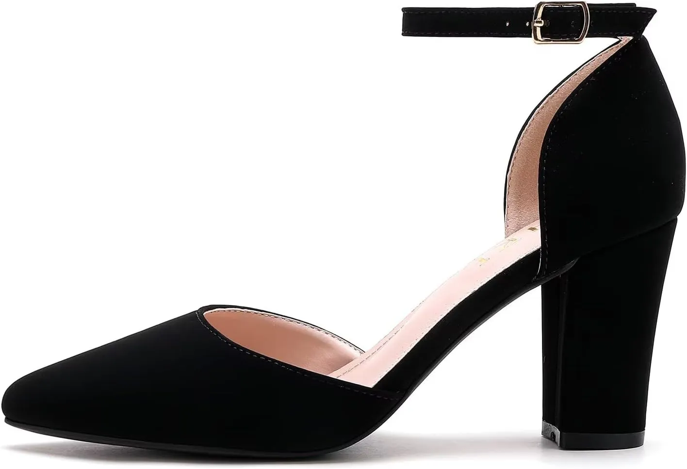 HKL Women's Closed Toe Pointed Heels Pumps