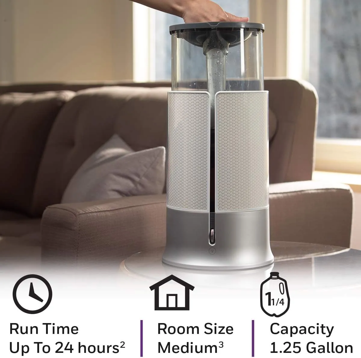 Honeywell Designer Series Cool Mist Humidifier, White