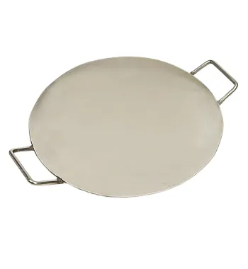 Huge Size Stainless Steel Heavy Duty Tikki Tawa Platter, 30" Round, 3 MM Thick