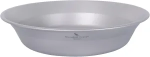 iBasingo Titanium Camping Bowl 174mm Deep Ultralight Backcountry Dining Bowl for Backpackers | 67g Fireproof Cookware | Boil Water Directly Over Flame (Ø174x130x37mm) Ti1112T