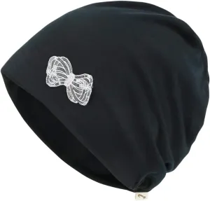 ililily Tencel Lyocell Flower Trim Chemo Hair Loss Beanie Ultra Soft Stretchable Head Cover Sleep Hat