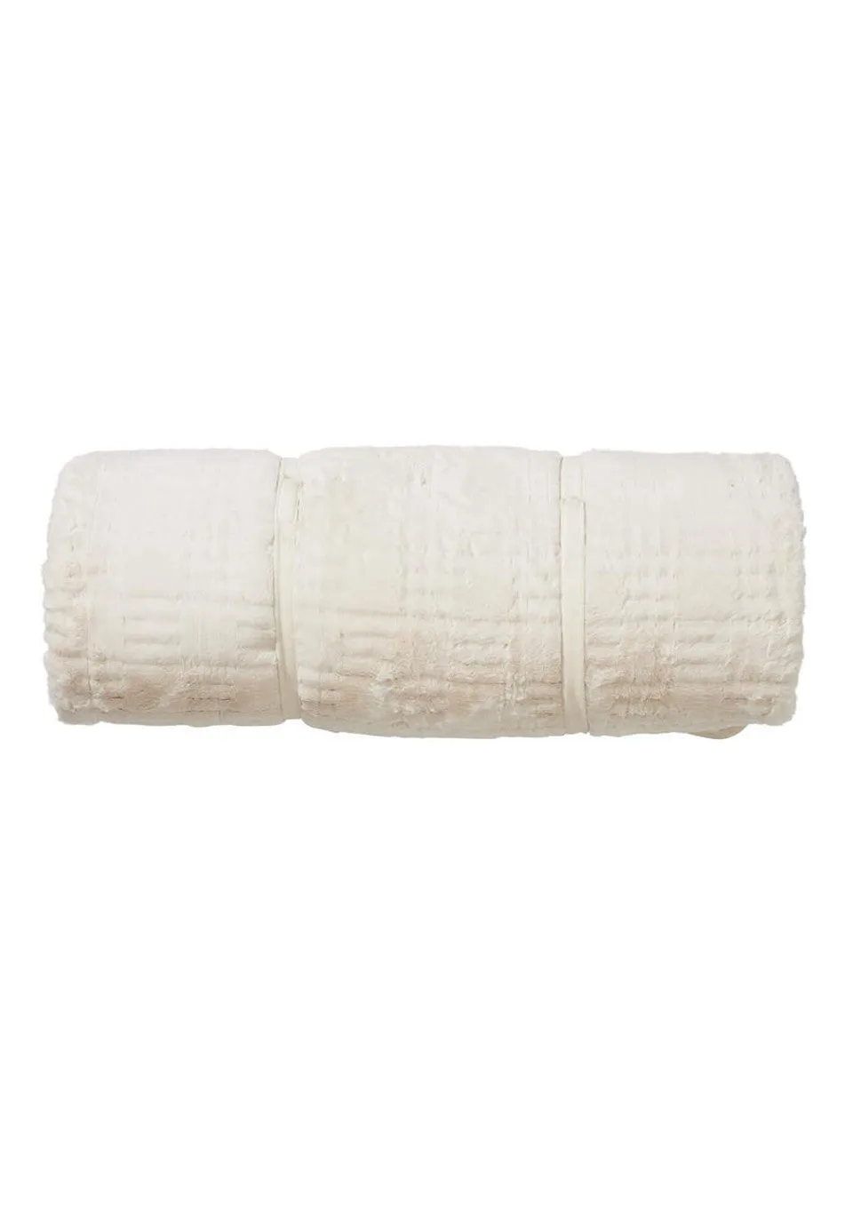 Ivory Faux Fur Sleeping Bag