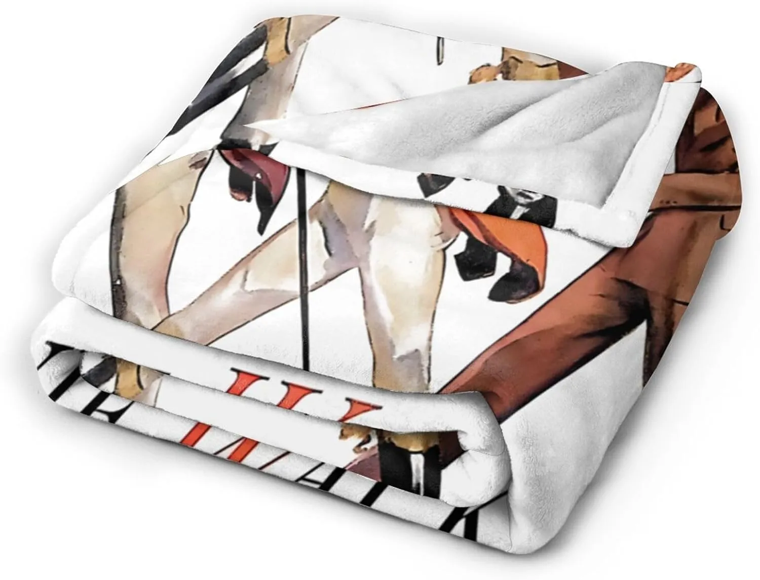 Johnnie Come and Walker Throw Blanket Lightweight Cozy Warm Breathable Flannel Blankets for Home Outdoor Decorative Comfy Sofa All Season 80"x60"