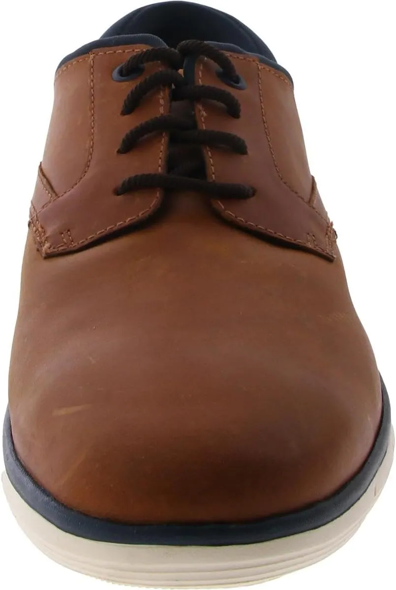 Johnston & Murphy Parsons Plain Toe - Shoes for Men - Cushioned Comfort Footbed - Round Toe - EVA Outsole