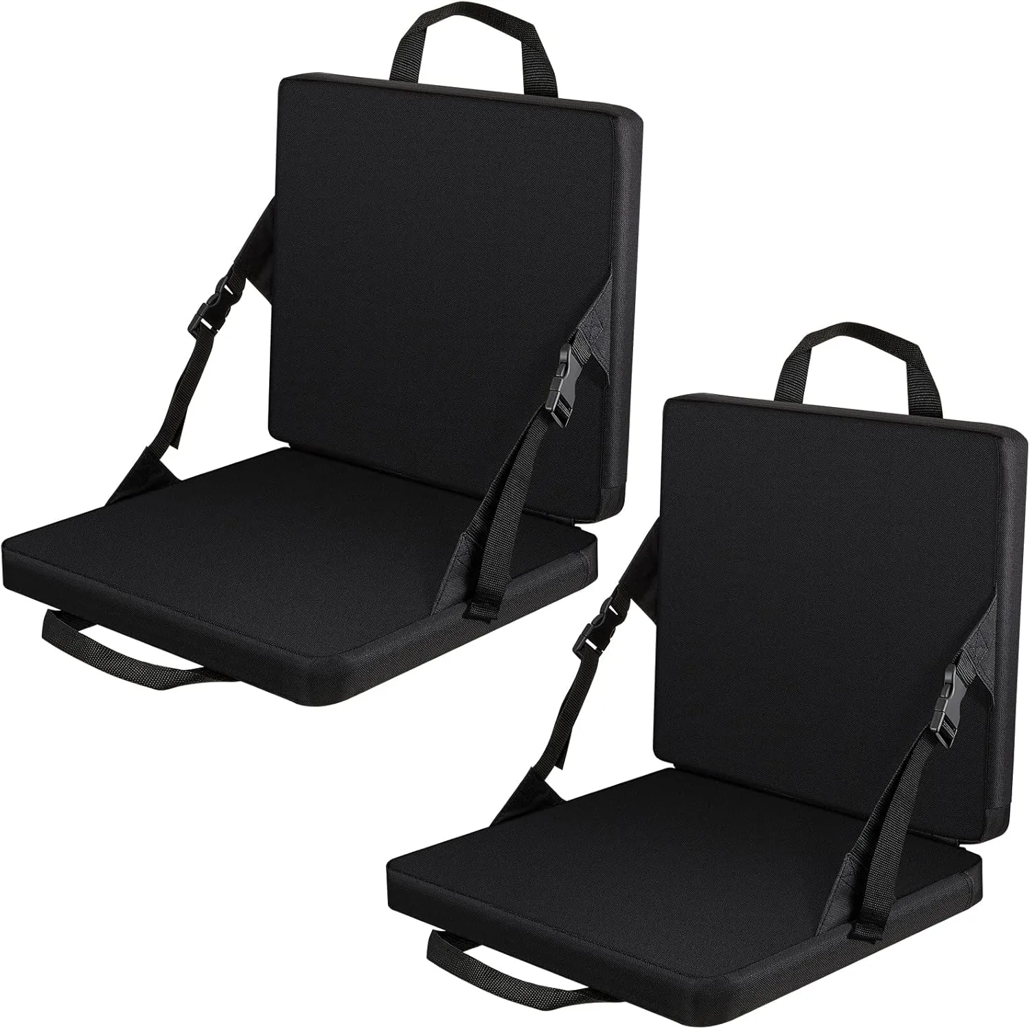 Juexica 2 Pcs Stadium Seats Boat Canoe Kayak Seat Stadium Seats for Bleachers Without Back Support for Indoor Outdoor Sport Events Bleacher Outing Traveling Hiking Fishing Camping