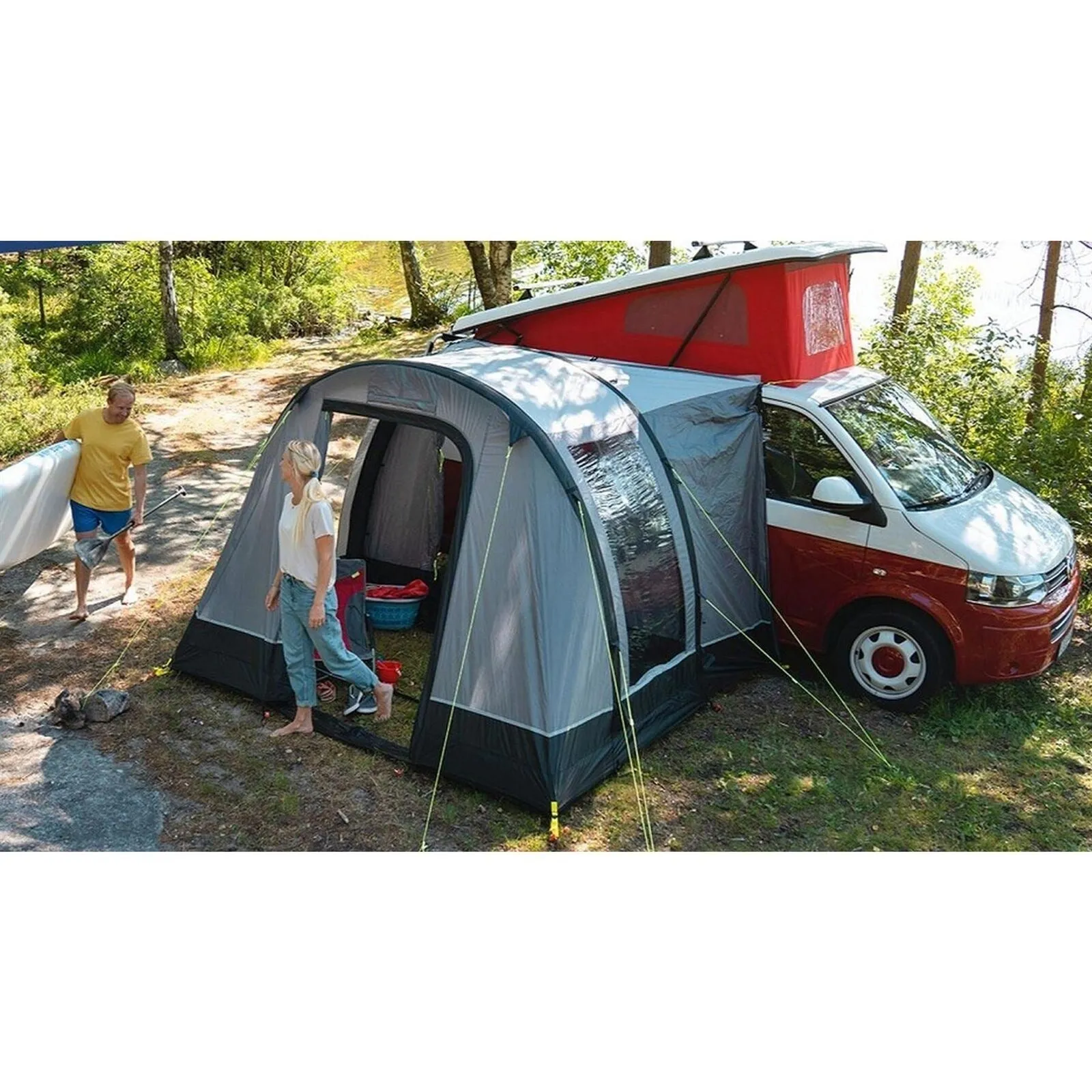 Kampa Trip Awning for VW Height Poled Drive-Away Awning for Campervans