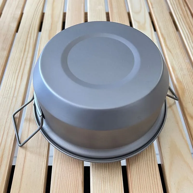 Kapila Titanium 1100ml Double Handles Flying Saucer Pot