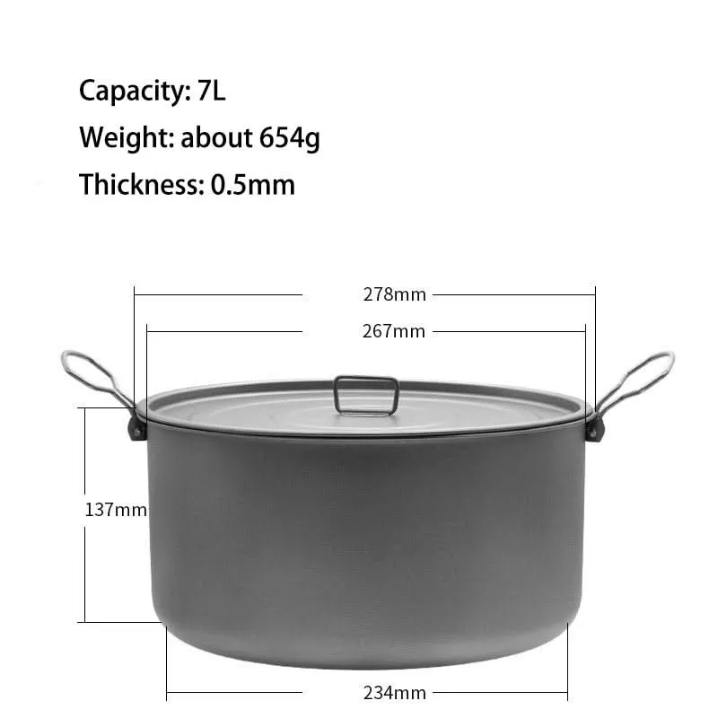 Kapila Titanium 5/7L Pan