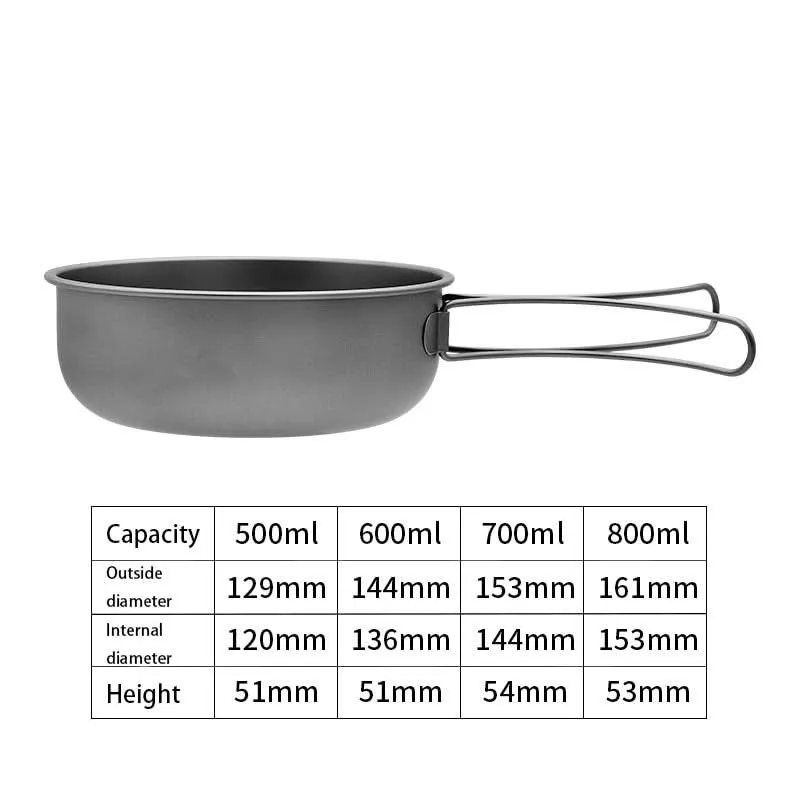 Kapila Titanium Folding Pan