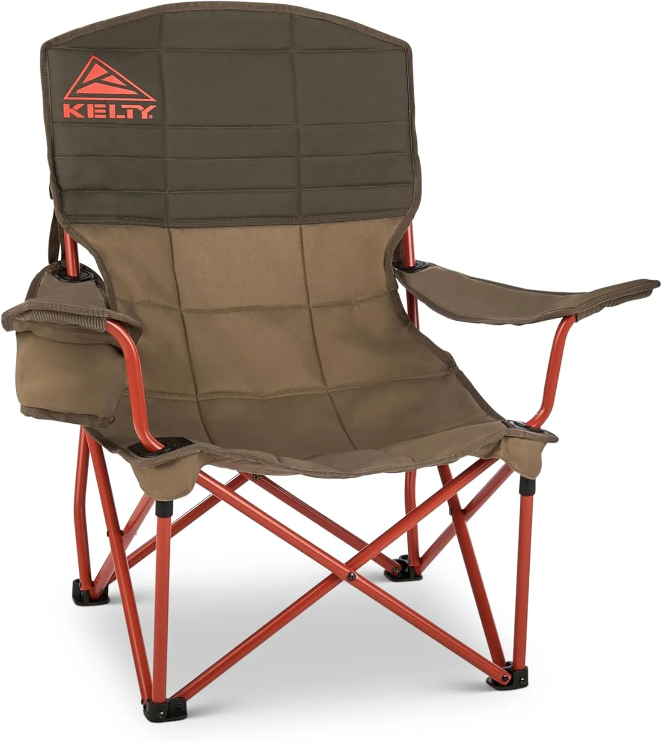 Kelty Lowdown Folding Chair, Camping Seat for Backyard Parties, Soccer Saturdays, Concerts, Beach, Tailgating (Bungee Cord / Beluga)