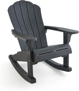 Keter Everest Adirondack Rocker - Graphite