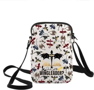 KEYCHIN 4th Wing Crossbody Bag Dragon Rider Gifts Should I Get The Wing Leader Shoulder Bag 4th Wing Merchandise