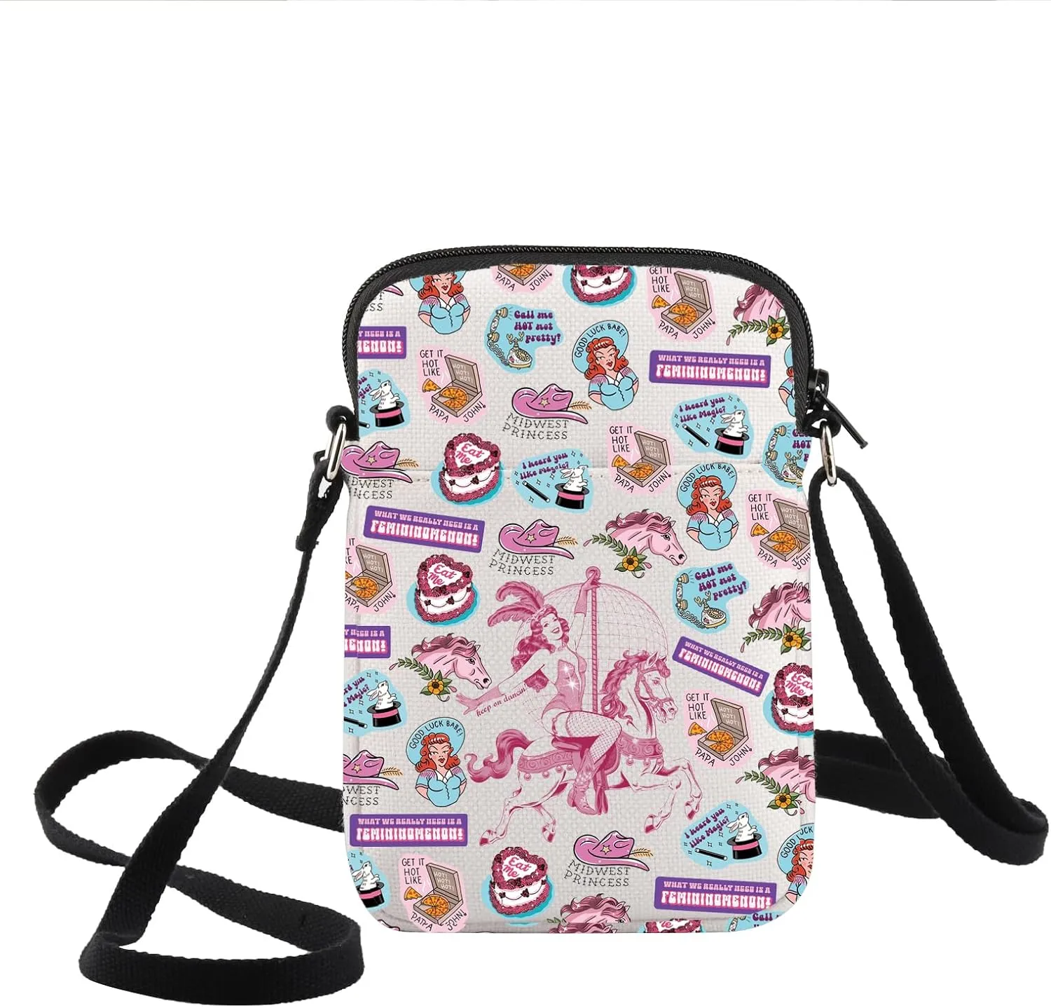 KEYCHIN Good Luck Babe Crossbody Bag Midwest Princess Gifts I Heard You Like Magic Shoulder Bag Singer Music Merchandise