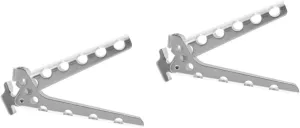 KICHOUSE 2pcs Titanium Camping Cookware Clamp Hot Plate Gripper Clip Dish Clips for Outdoor Kitchen Utensils Set