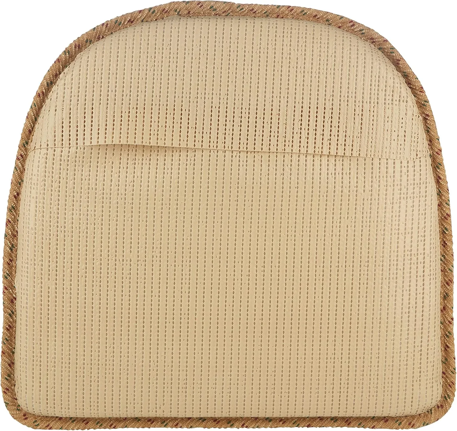 Klear Vu Gripper Non Slip Chair Cushions, Soft & Comfortable Seat Pad, Sitting Pillow for Kitchen, Dining or Office, 2 Count (Pack of 1), Raindrops Natural