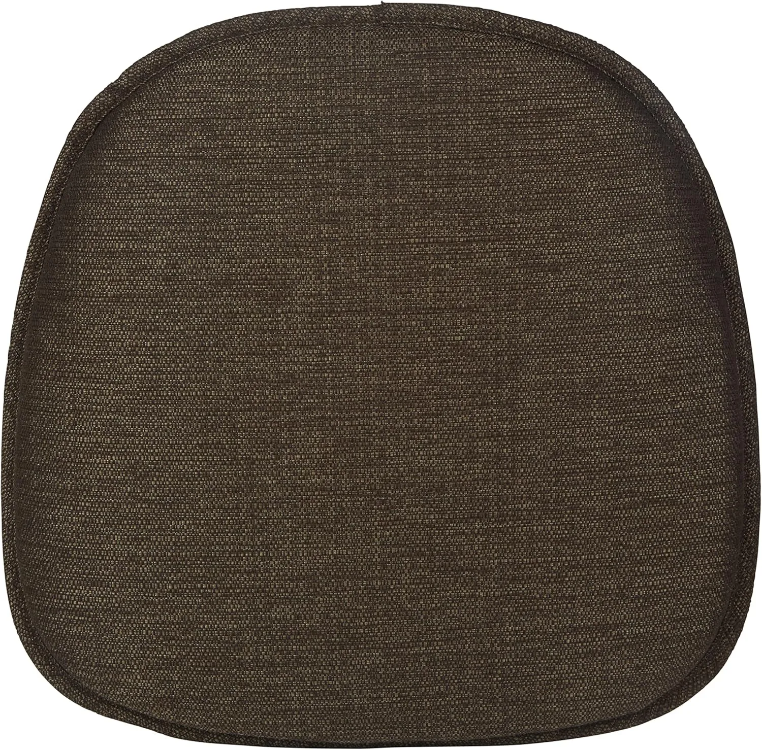 Klear Vu Gripper Non-Slip Mid Century Modern Shell Chair Cushion, Assembled in USA, Extra Thick Fill, Omega Upholstery Fabric, Set of 4 for Dining Room and Kitchen, 4 Count (Pack of 1), Chesnut