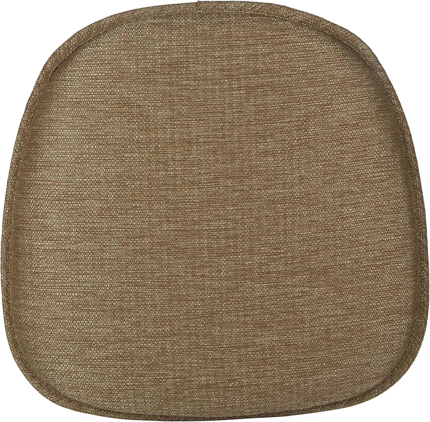 Klear Vu Gripper Non-Slip Mid Century Modern Shell Chair Cushion, Assembled in USA, Extra Thick Fill, Omega Upholstery Fabric, Set of 4 for Dining Room and Kitchen, 4 Count (Pack of 1), Gold