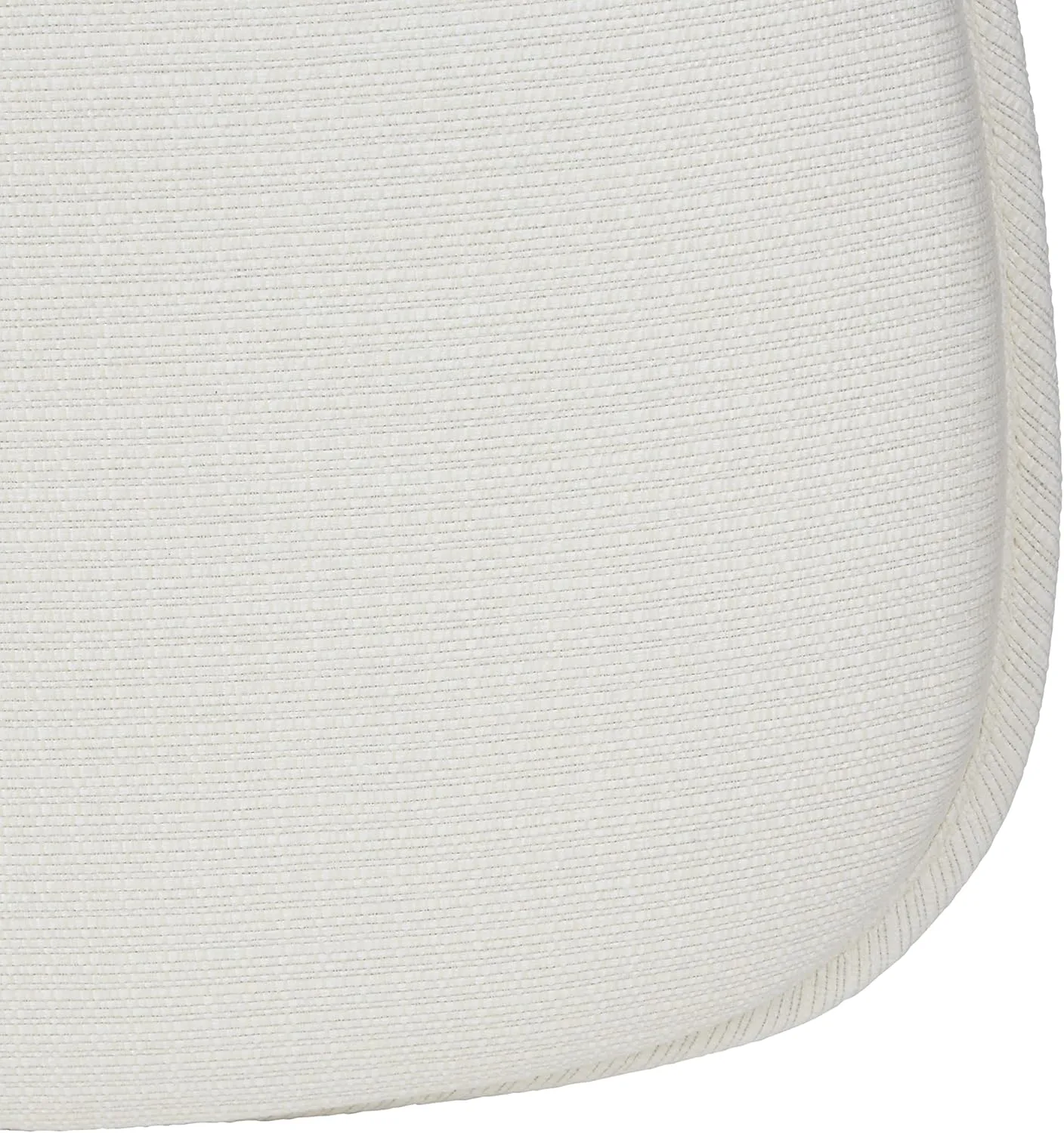 Klear Vu Gripper Non-Slip Mid Century Modern Shell Chair Cushion, Assembled in USA, Extra Thick Fill, Omega Upholstery Fabric, Set of 4 for Dining Room and Kitchen, 4 Count (Pack of 1), Ivory