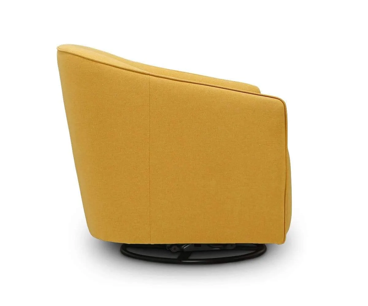 Komet Swivel Rocker Chair - Yellow