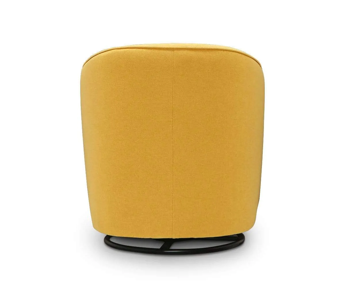 Komet Swivel Rocker Chair - Yellow