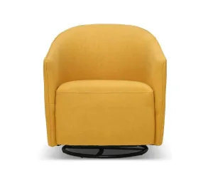 Komet Swivel Rocker Chair - Yellow