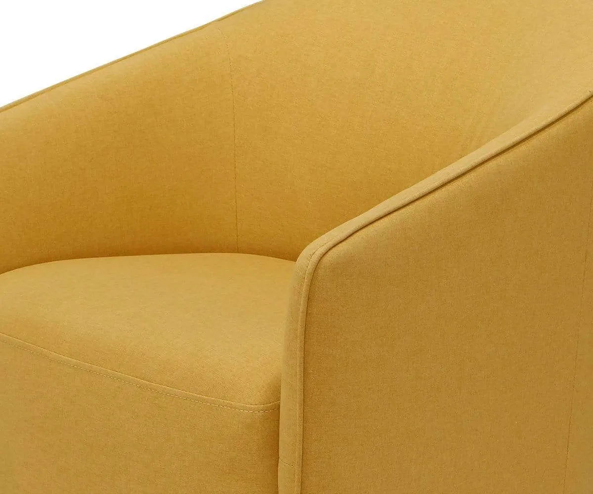 Komet Swivel Rocker Chair - Yellow