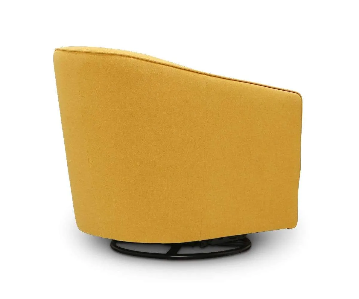Komet Swivel Rocker Chair - Yellow