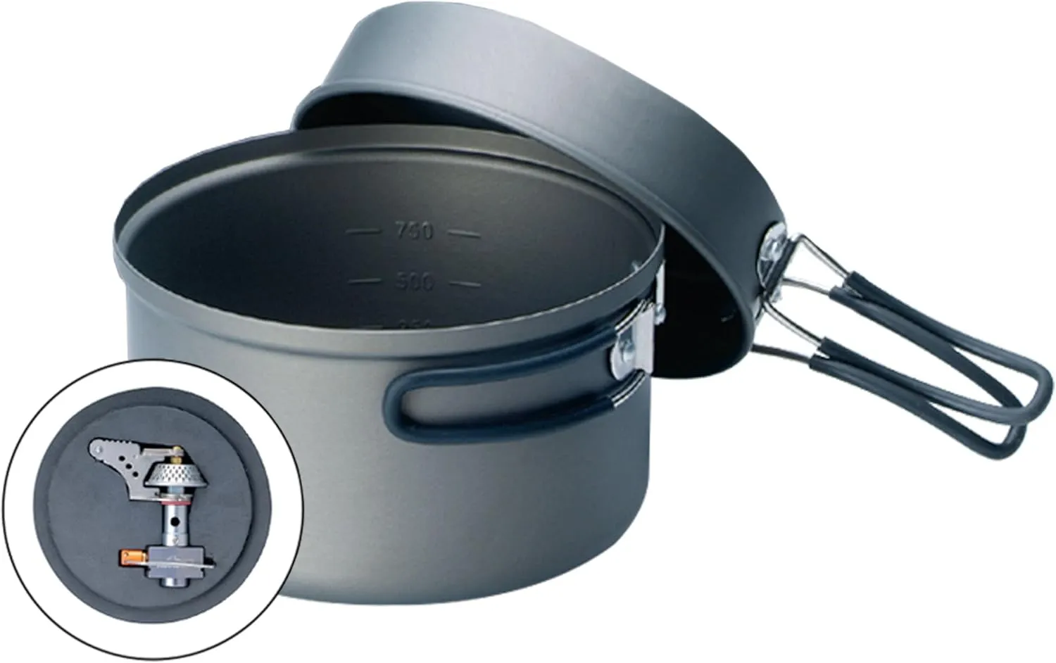 Kovea Solo Lite Titanium Stove with High Purity Hard Anodizing Cook Set