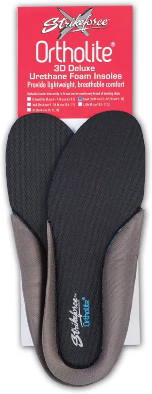 KR Strikeforce 3D Ortholite Insoles (Pair) Large, Blue