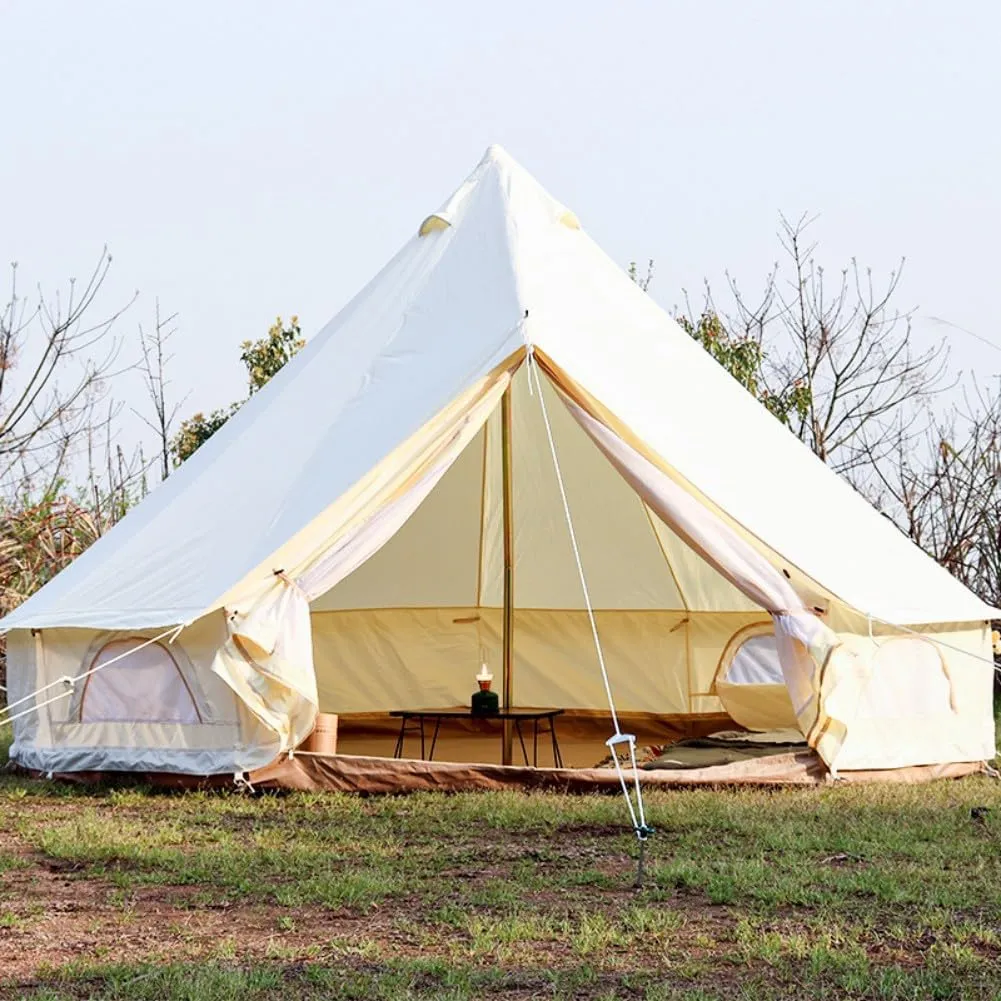 Latourreg Luxury 3M/4M/5M/6M Oxford Bell Tent with Zipped Detachable Groundsheet