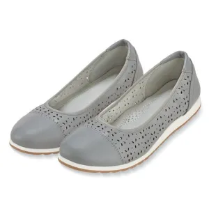 Lazer Cut-Out Comfortable Cushioned Shoes