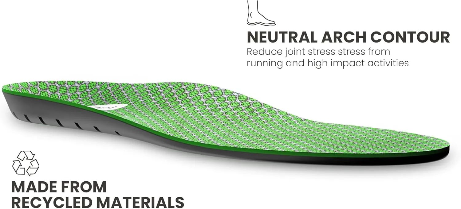 LightFeet Active Neutral Insoles: Elevate Performance with Australian Podiatrist Designed Rebound Insoles | Energy Return Foam Reduces Impact Shock & boosts Muscle Efficiency – S