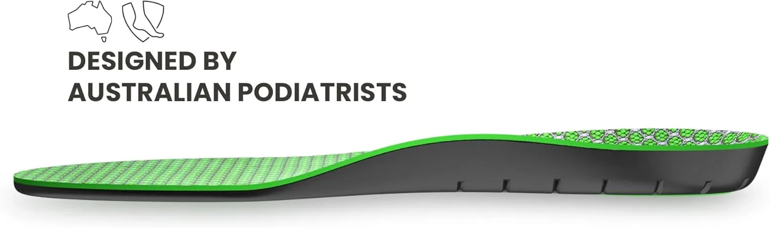 LightFeet Active Neutral Insoles: Elevate Performance with Australian Podiatrist Designed Rebound Insoles | Energy Return Foam Reduces Impact Shock & boosts Muscle Efficiency – S