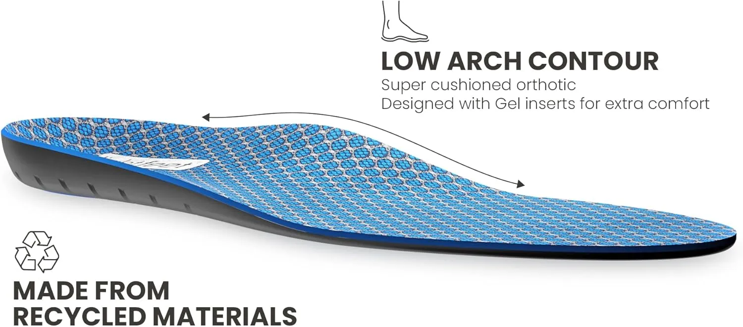 LightFeet Cushion Comfort Insoles: Super Soft and Comfortable Insoles | Designed by Australian Podiatrist with Gel and Memory Foam | Reduces Impact & Joint Stress | Provides All-Day Comfort - XL