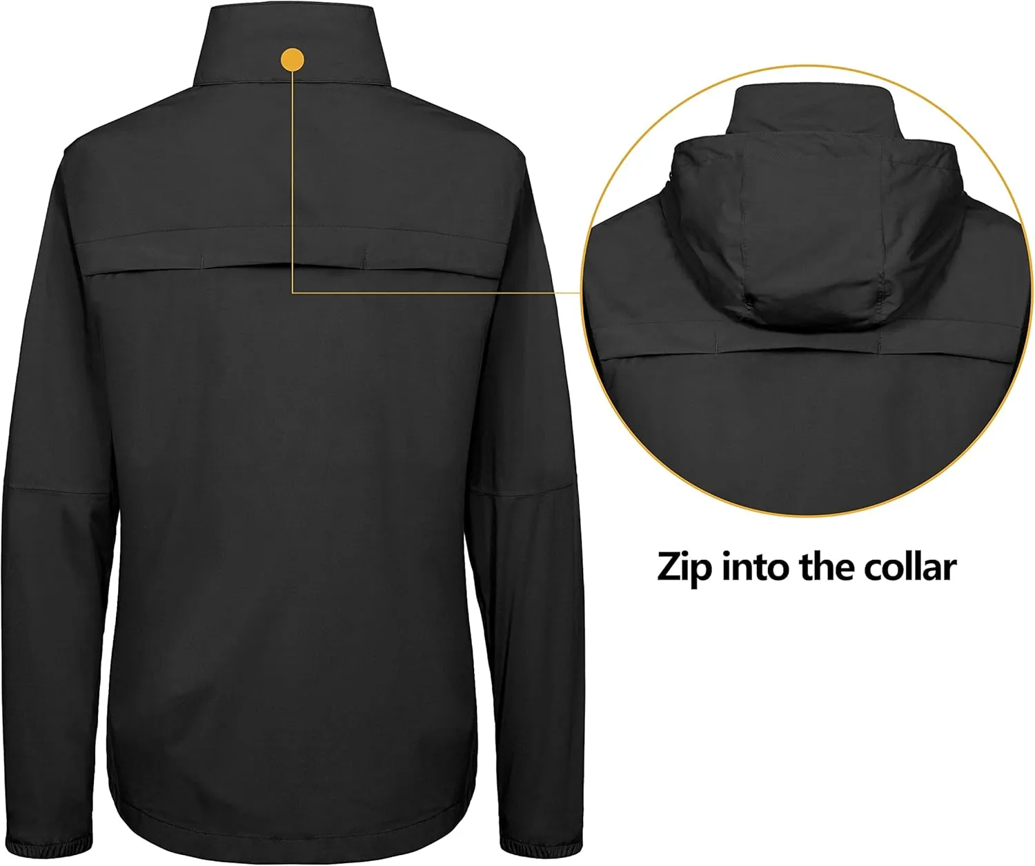 Little Donkey Andy Women's Waterproof Cyling Jackets Rain Running Coats Lightweight Windproof Packable