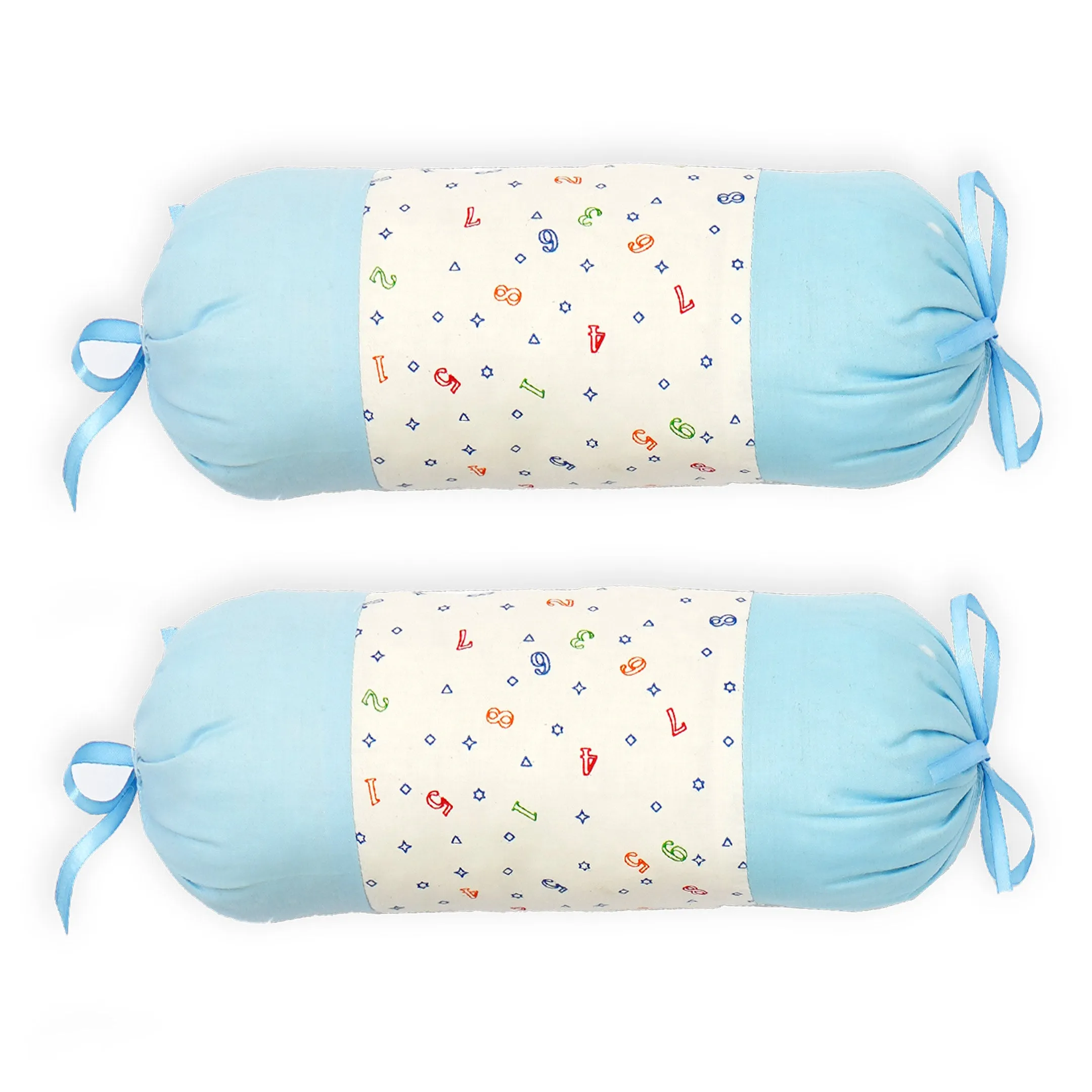 Little One Baby 4 Pcs Sleeping Set Printed Blue